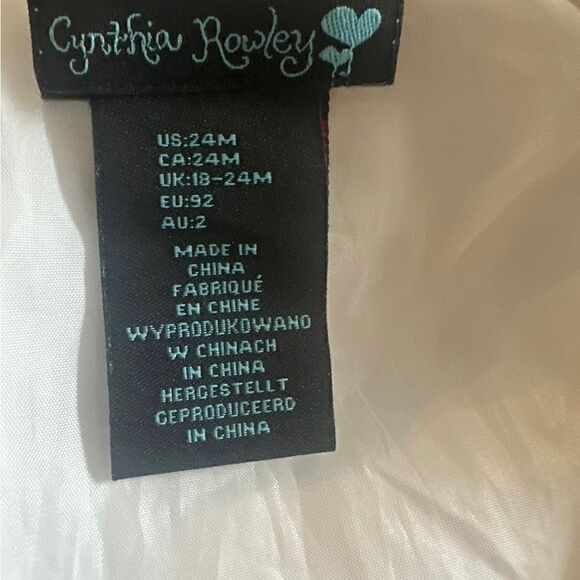 Cynthia Rowley Baby Infant Toddler Bow Winter Snow Puffer Vest Size 24 Months - Picture 10 of 13